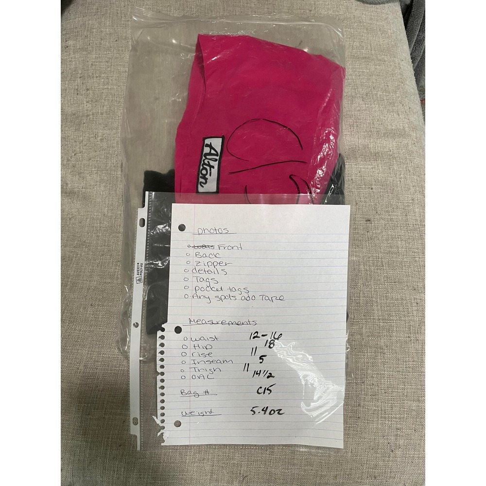 Alton Neon Pink Swim Trunks Streetwear Retro Y2K Pink Nylon Mens Size 32 - Picture 9 of 9